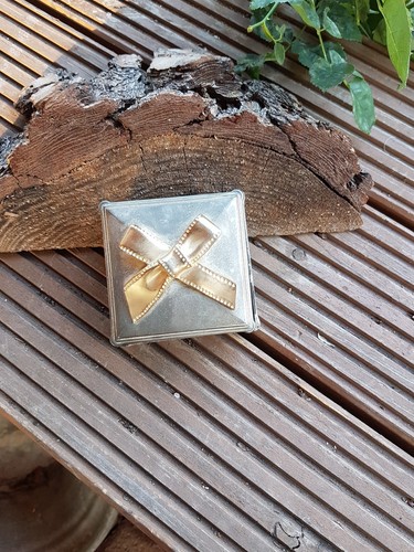 Alte schmuckdose metall - schmuckdose,