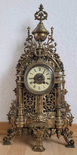 Antike bronzeuhr 1890 - antike,