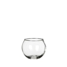 Windlicht glas klar kugel - glas,