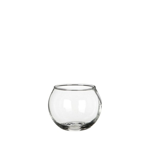 Windlicht glas klar kugel - glas,