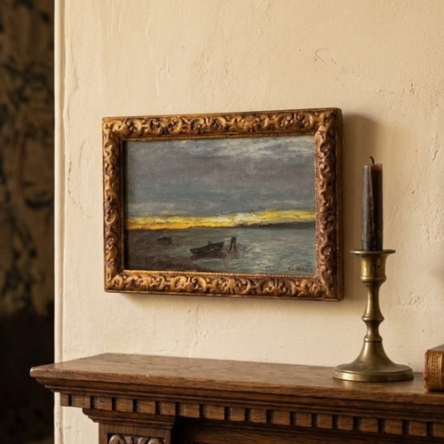 Altes ölgemälde handgemalt - Ölgemälde,