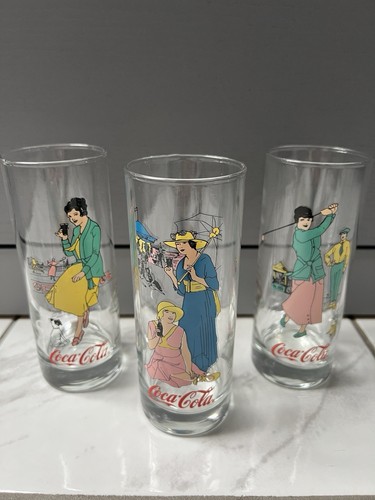 Retro coca cola - retro, gläser