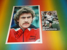 Walter Schachner  Österreich signiert signed Autogramm auf 20x28 Foto + AK