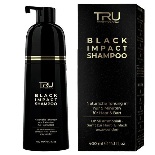 Tru black färbe shampoo - tru, färbe-shampoo