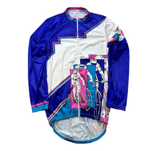 Vintage radtrikot jacke - radtrikot, gr.