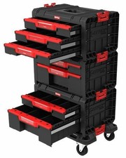 4in1 Werkzeugkoffer Set QBRICK 8117 Werkzeugkasten Werkzeugbox mit Rollbrett