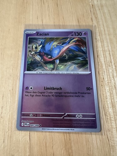 Zacian reverse holo pfl - zacian,