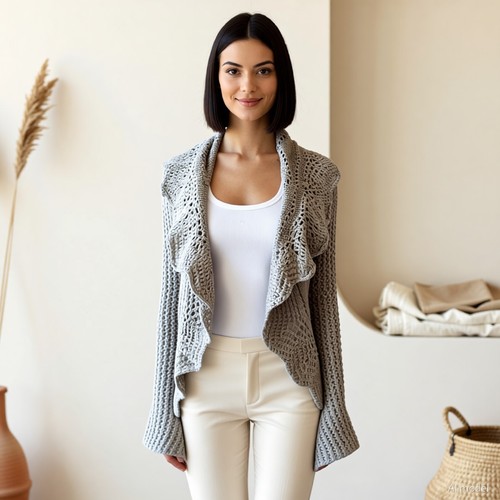 Boho romantik strickjacke - boho,