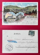 Litho AK GOTTESGAB in Böhmen