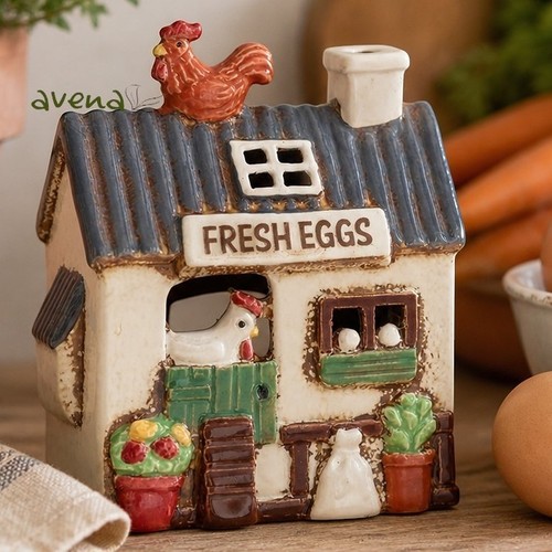 Fresh eggs village pottery - eggs,