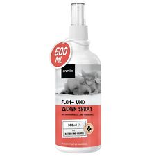 Floh & Zecken - 500ml Spray - für Hund, Welpen, Katze & Kätzchen - Zitronenöl