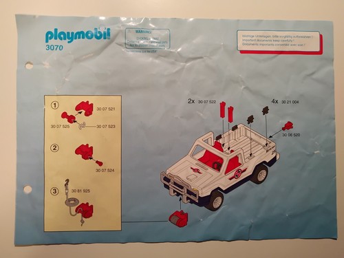 Playmobil bauanleitung 3070 - playmobil,