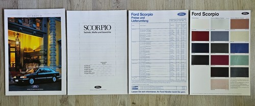Ford scorpio prospekt 1988 - ford, 6.1988