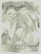 Karl Schmidt-Rottluff - Zwei Mädchen- Lithographie 1914