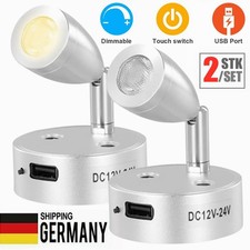 2Stück 12V LED Spot Leselicht
