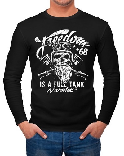 Herren long sleeve biker - long-sleeve,