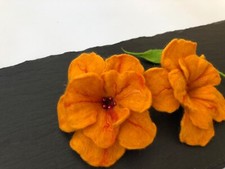 Blütenbrosche Filz Brosche