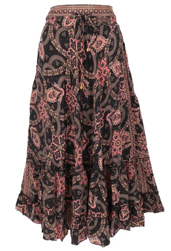 Langer boho stufenrock - boho,