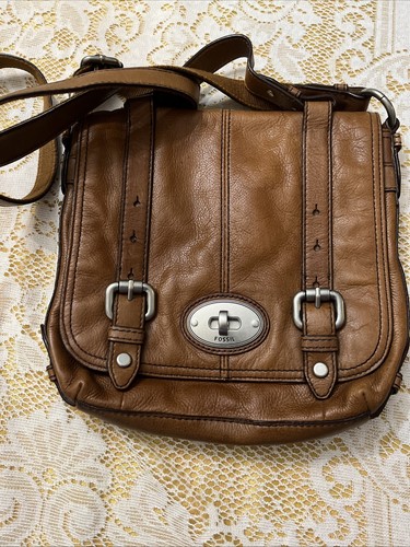 Fossil turn lock satchel - turn,