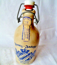 "Franz-Joseph Jubelbier obergärig" Tonflasche/Steingutflasche 0,5L leer
