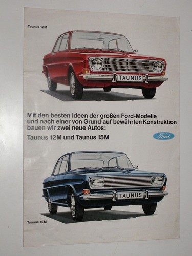 Vintage ford taunus prospekt - ford,