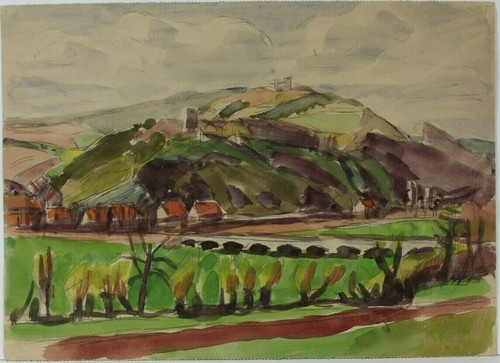 Gerda henning landschaft - landschaft, mit