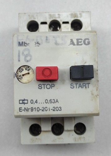 Aeg motorstarter mbs25 - motorstarter,