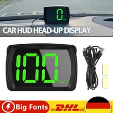 Auto Universal Digital GPS HUD Tachometer Head Up-Display Überdrehzahl Alarm