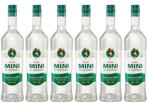 Ouzo mini mytilini - 6x, 0,7l