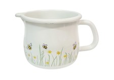 MILCHTOPF RIESS Emaille Ø 10 cm 0,75 L Milchhaferl emailliert Emailtopf Kochtopf