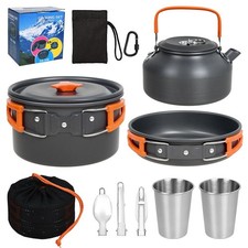 Camping Kochgeschirr Set 11tlg