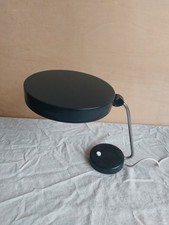 6883/ Vintage Kaiser Tischlampe Schreibtischlampe 60er Schwarz Höhe 26 cm