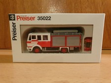 Preiser 35022 LF 16 Feuerwehr Frankfurt MB 1222 AF Aufbau Ziegler