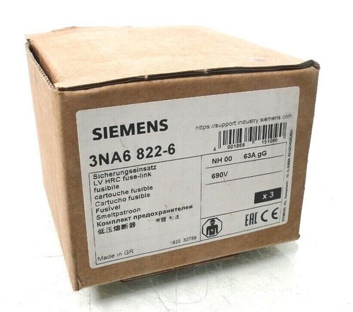Siemens sicherungseinsatz - 3x,