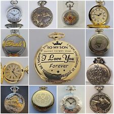 10 x verschiedene Taschenuhren To my Son, Pferde, Rosenmotive, DAD Taschenuhr