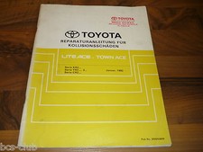 TOYOTA LITEACE 1992-1996 KAROSSERIE UNFALL INSTANDSETZUNG WERKSTATT HANDBUCH