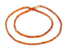 Kette aus Mandarin-Granat in