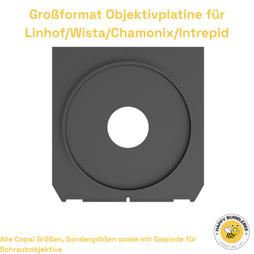4x5 objektivplatine - 4x5,