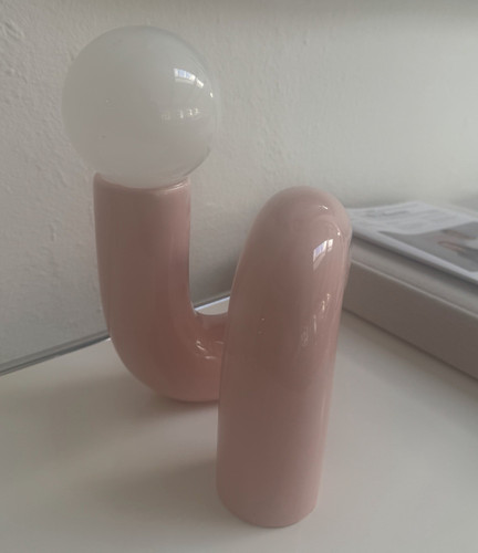 Moderne tischlampe rosa weiß - moderne,