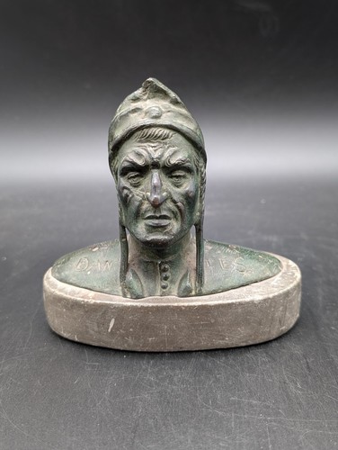Dante alighieri bronze büste - alighieri,