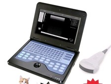 Veterinär Laptop Ultraschallgerät Scanner 3,5 MHz Konvexe Sonde Berufsbildung,CE