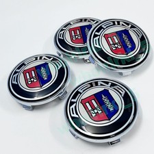 4x 68MM für BMW ALPINA Nabendeckel Felgendeckel Badge Wheel Center Felge NEW
