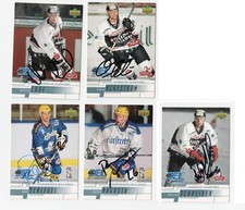 DEL 2000/2001 Eishockey Playercards original signiert