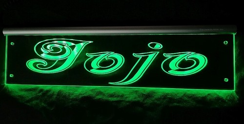 Jojo led namensschild oder - jojo,