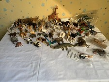 Schleich Konvolut Sammlung 62 Tiere tlw. mit Fahne Neu/Neuwertig
