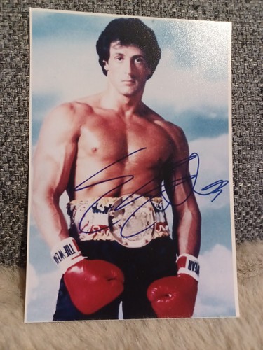 Autogramm foto sylvester - autogramm,