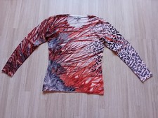 QVC  Art & Colour  Pullover  Leo Design bunt  GR S (36/38)