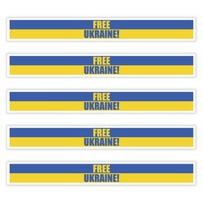 FREE UKRAINE Aufkleber Auto