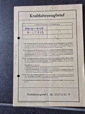 Opel Olympia Rekord R3 55 PS 1963 Fahrzeugschein Sammlung 38