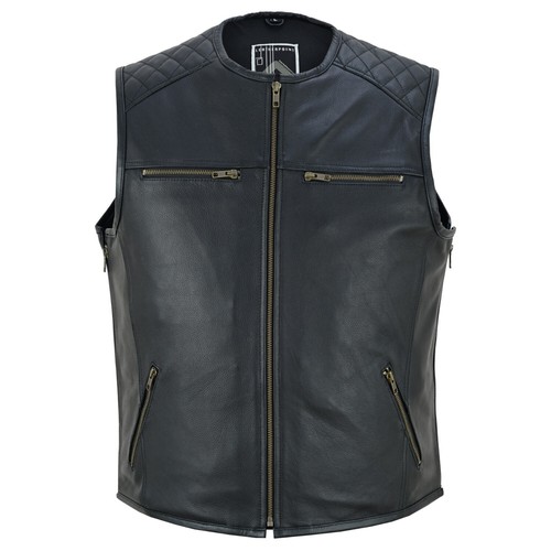 Motorradweste biker lederkutte - motorradweste,